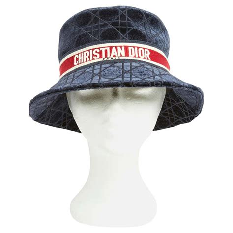 dior black printed cap|vintage christian Dior hat.